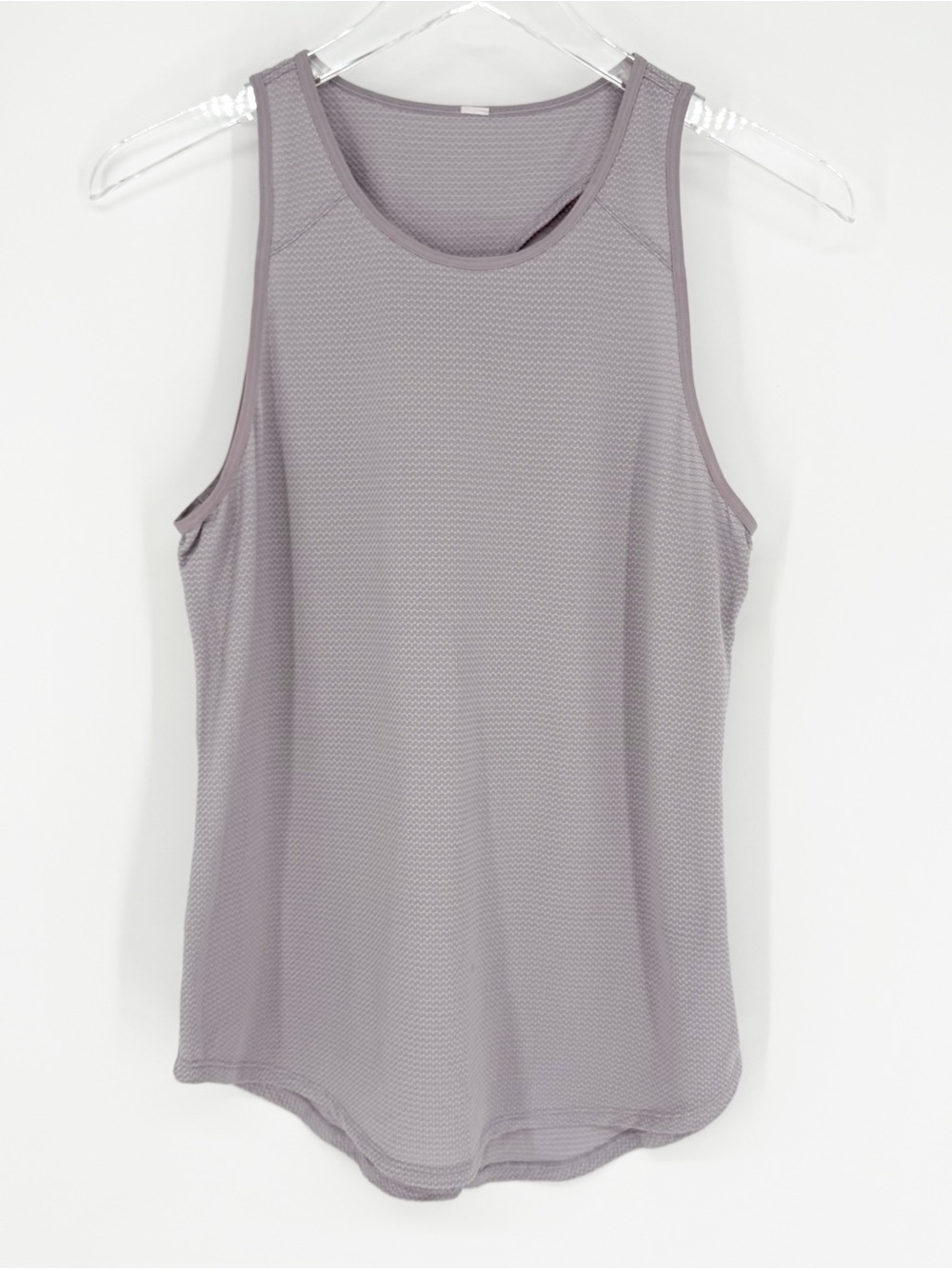 Lululemon Open Up Keyhole Open Back Athletic Tank Top 4 Lavender Grey - Picture 2 of 7